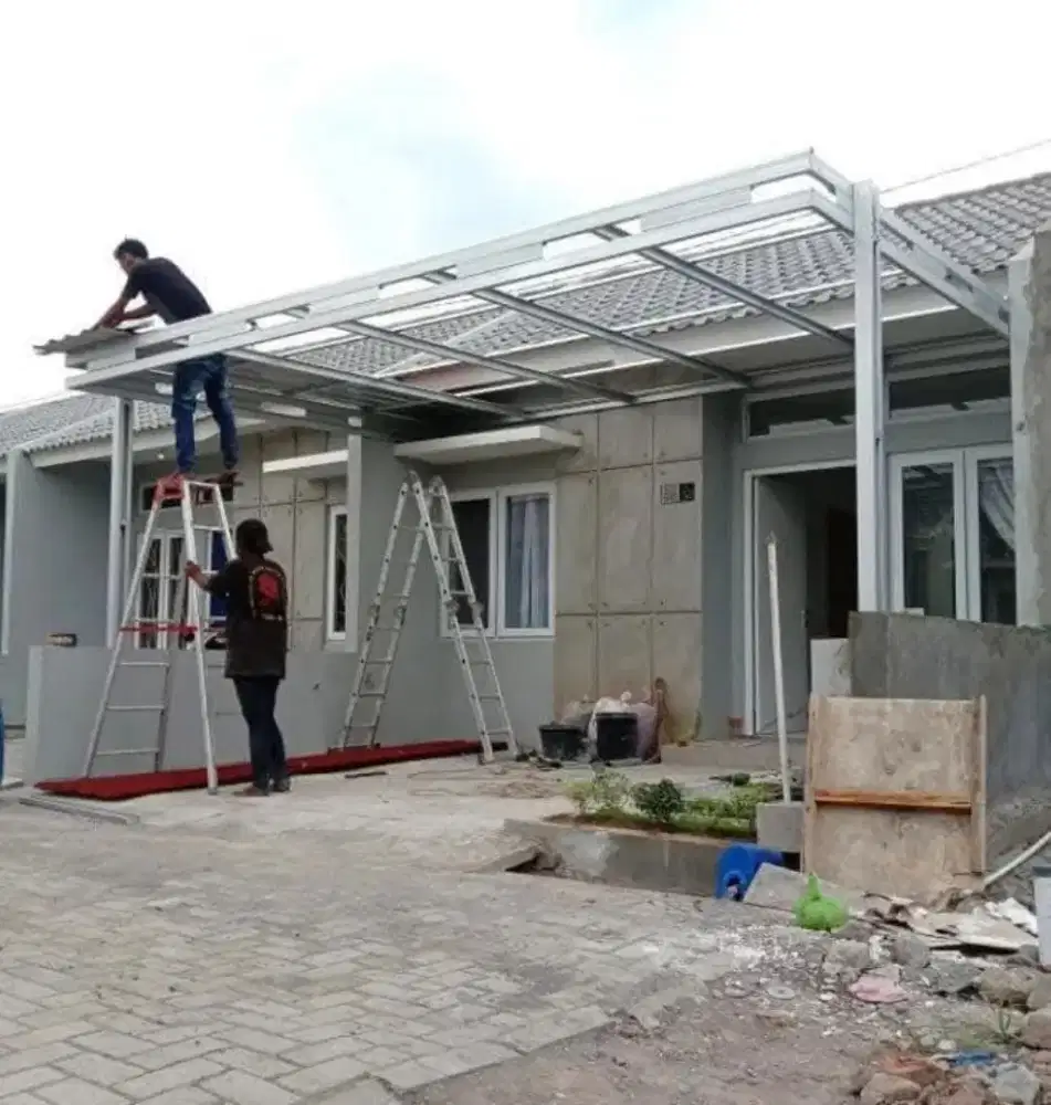 Kanopi Baja Ringan Atap Spandek Pasiran