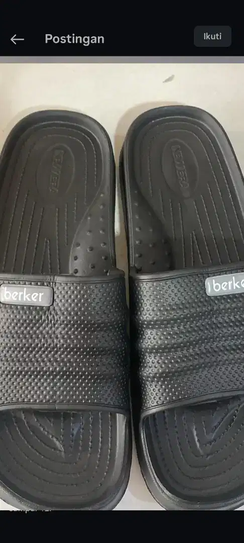 Dijual sandal slop merek Becker size 41