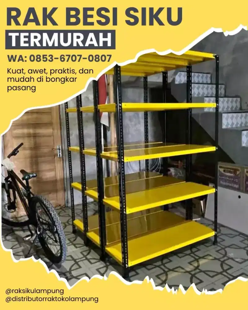 Rak Arsip Buku Besi Lubang 5 Susun