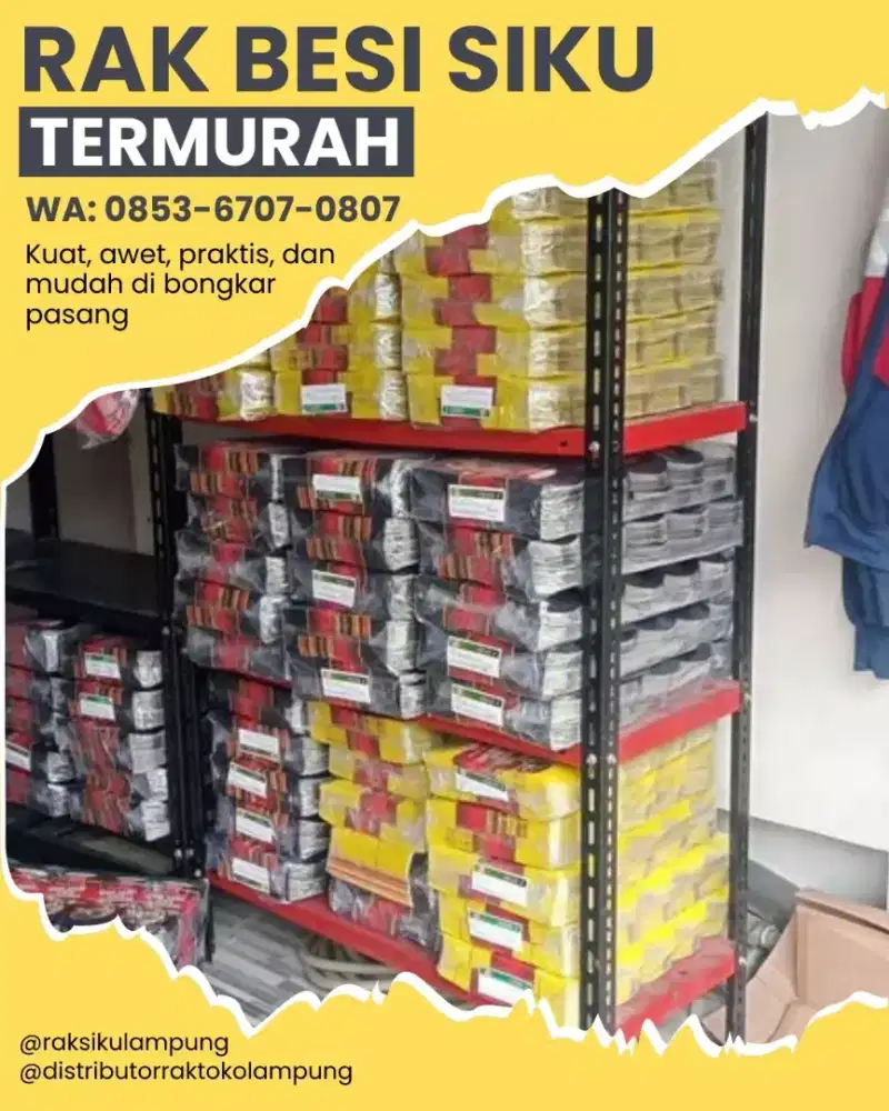 Rak Besi 5 Susun