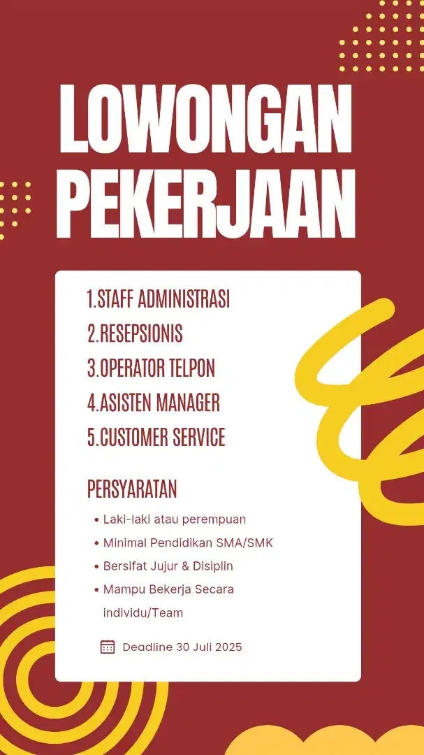Open Recruitment