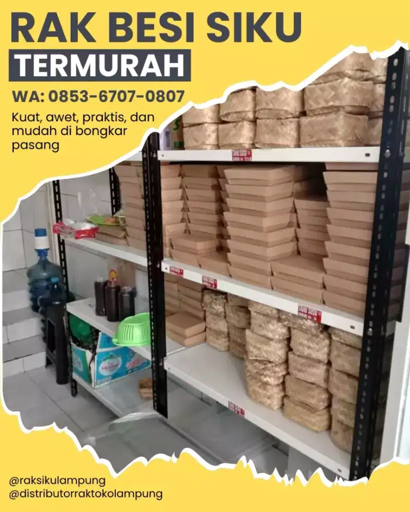 Rak Besi Siku Serbaguna 5 Susun