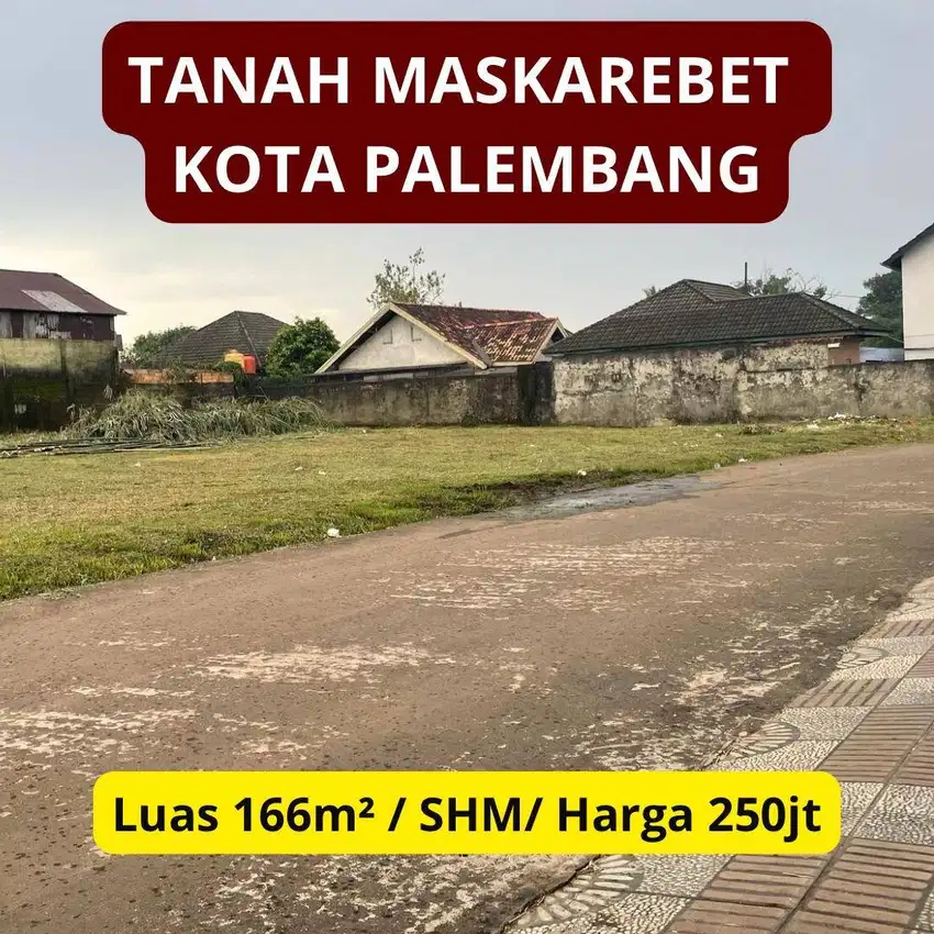 Dijual Tanah dekat Universitas Terbuka (UT) Kota Palembang