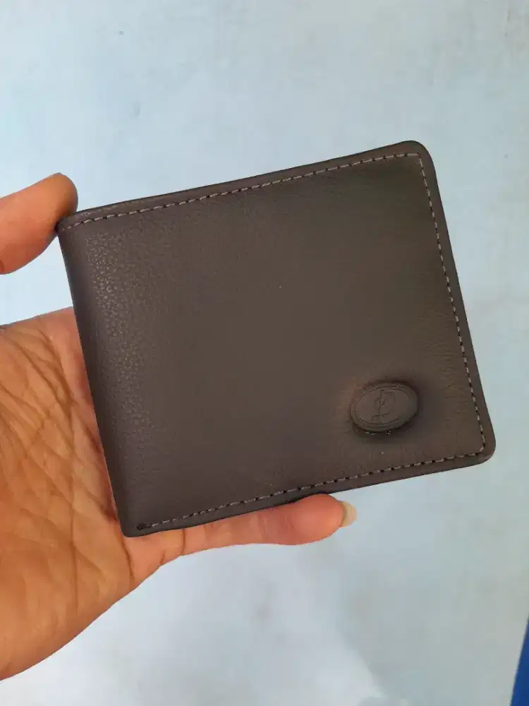 Dompet kulit I dompet pria kulit asli warna hitam