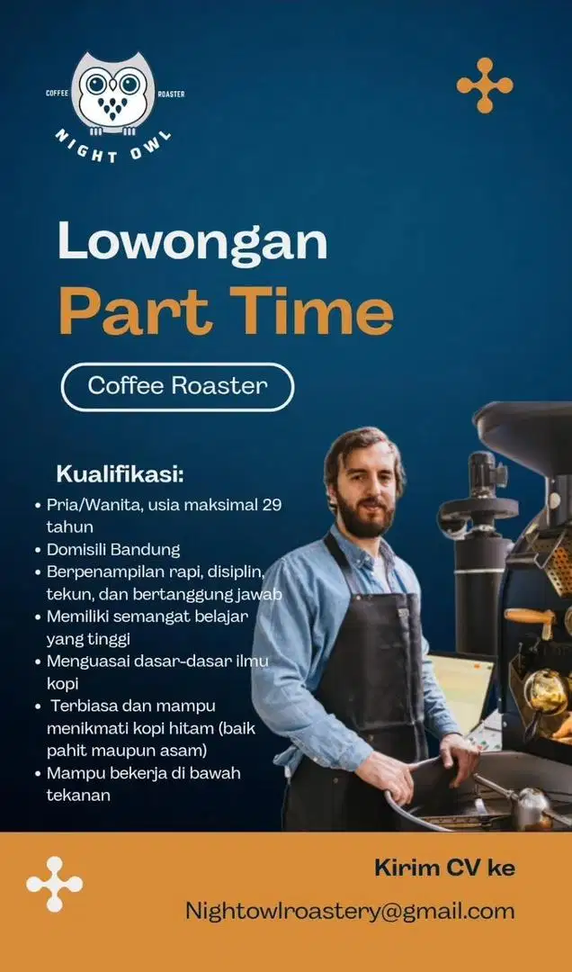 Coffee Roaster Part Timer