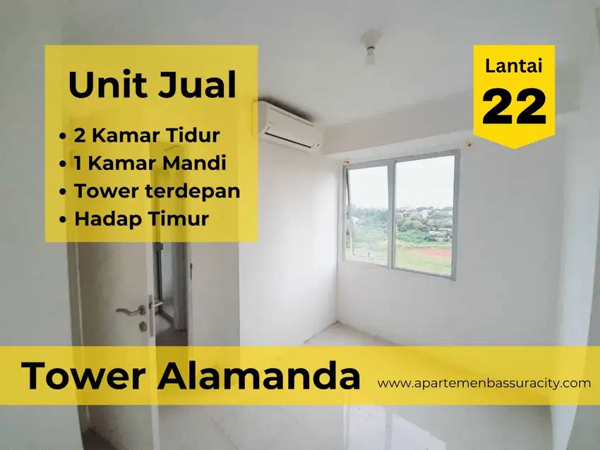 Jual 2BR kosongan tower A apartemen Bassura City