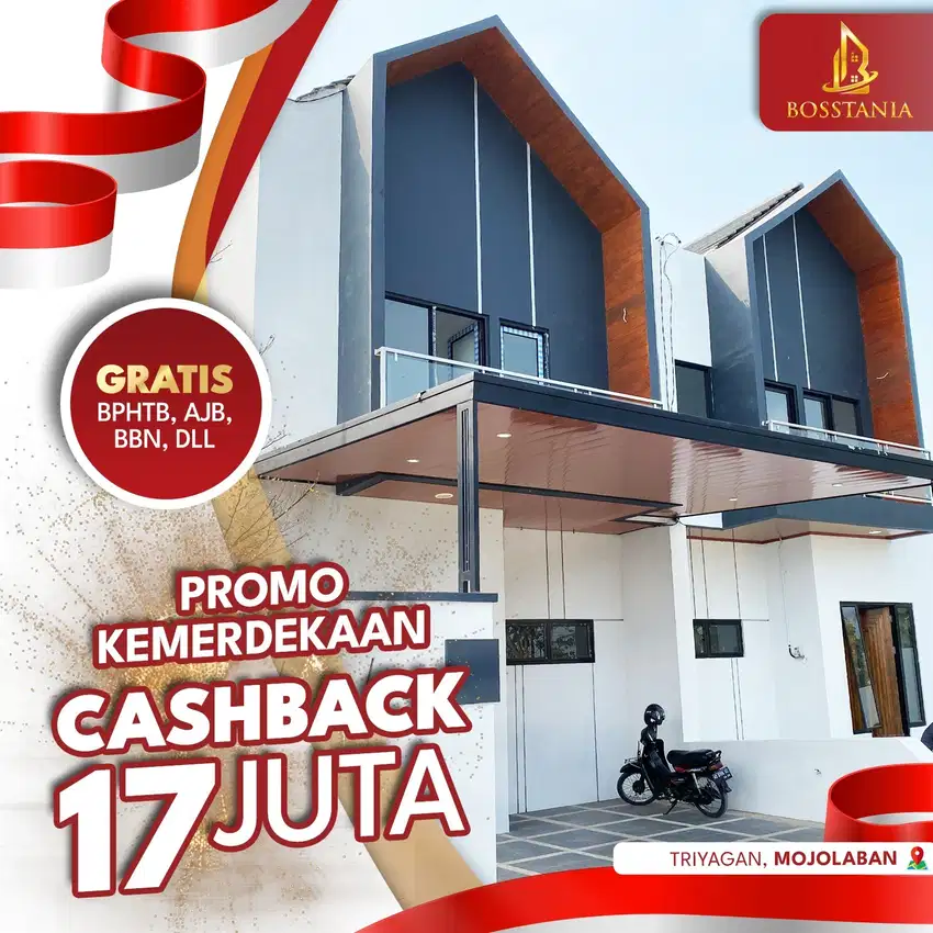 Investasi Properti Terpercaya, Perumahan Mewah 2 Lantai Dekat UNS Solo