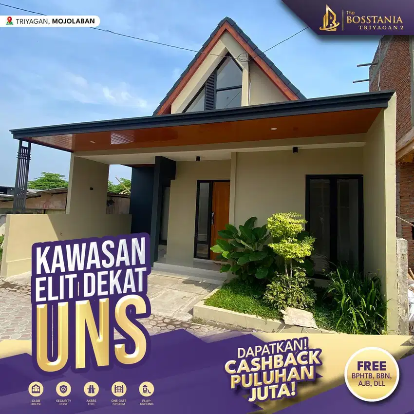 Rumah Asri Dekat Mitra Swalayan Triyagan