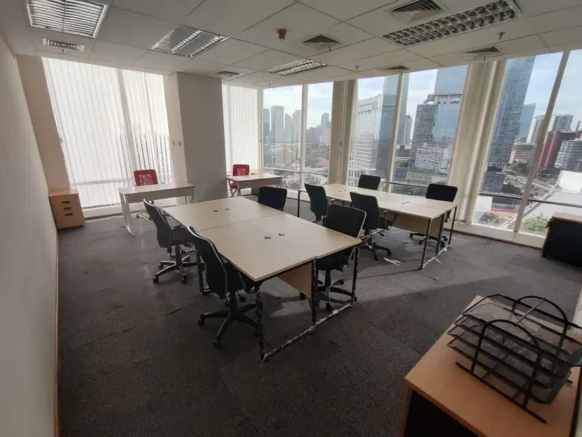 Service Office Tinggal Masuk Area Gatot Subroto, Kapasitas 10 Orang