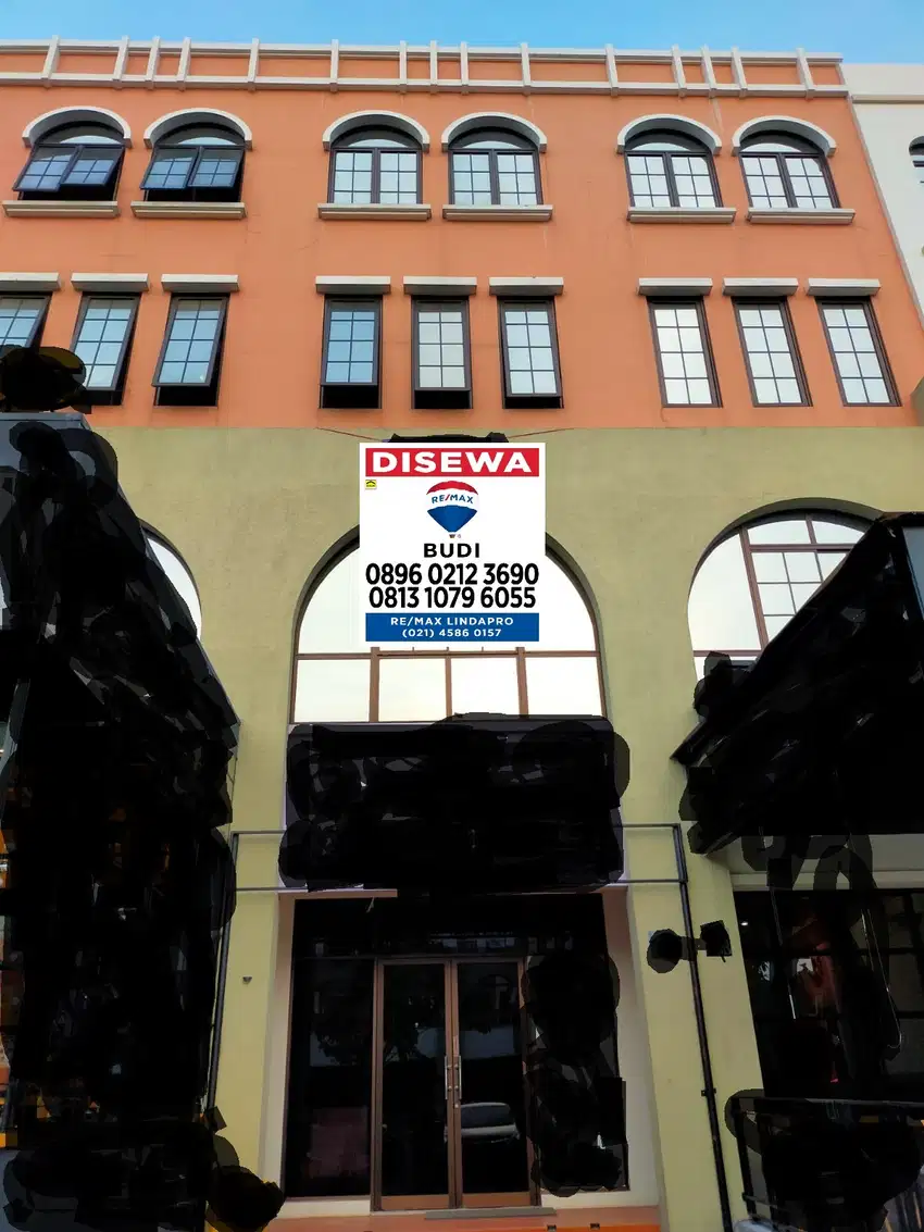 Disewa Ruko 4 Tk 4,5 X 15 Sedayu City Kelapa Gading Lokasi Strategis