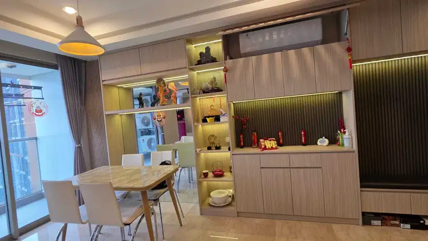 Dijual Apartemen Gold Coast PIK, 3BR+1, 113m2, Furnish
