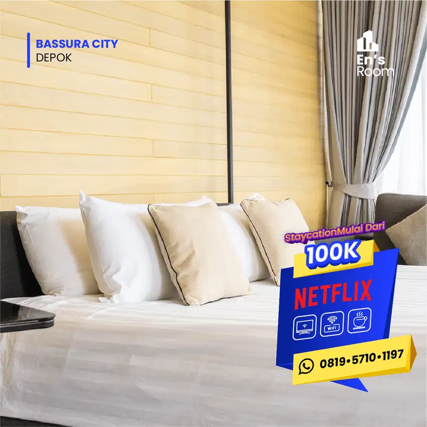 Staycation Apartemen Atlanta Depok Aesthetic En'sRoom Selasa