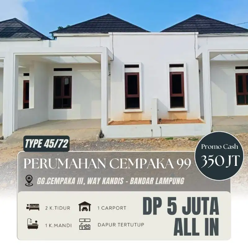 DI JUAL HUNIAN MINIMALIS MURAH DI PUSAT KOTA