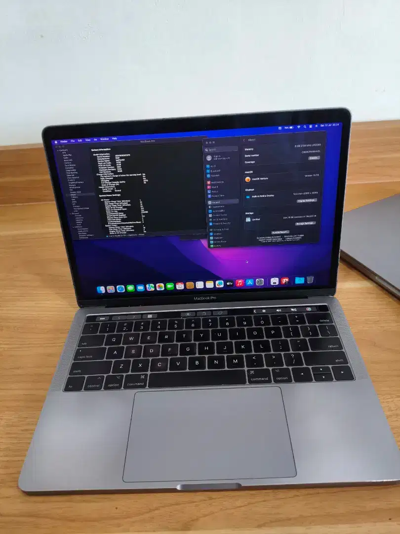 Macbook pro 13 2017 i5 Pinkspot second Garansi