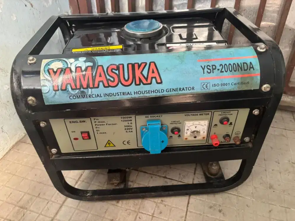 Genset second, jarang digunakan