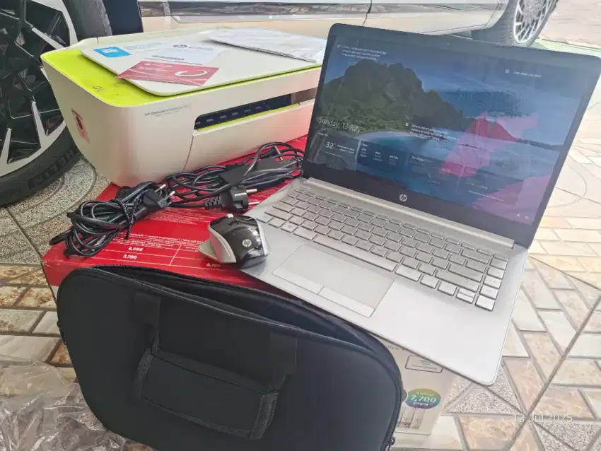 Laptop HP A4 14s-dk0073au Printer