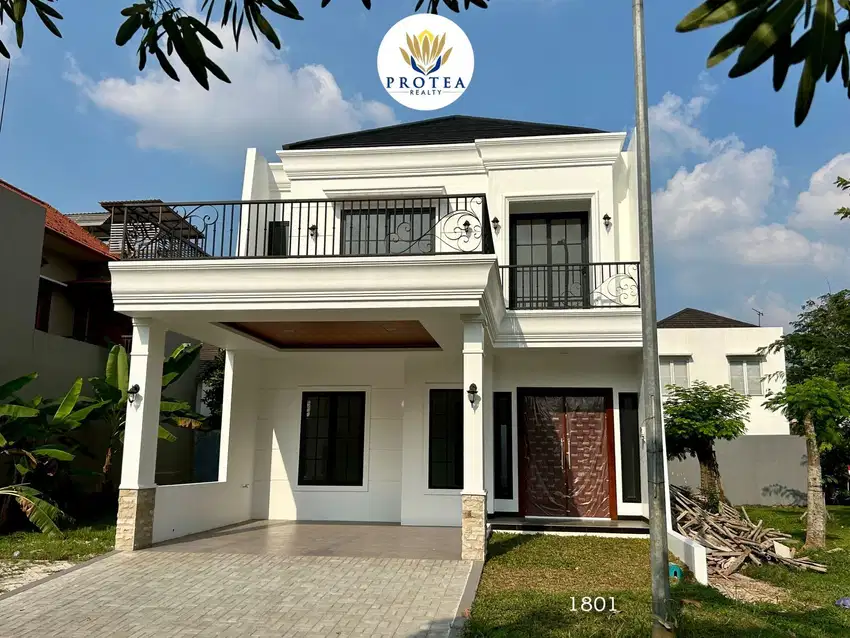 Rumah Baru, Desain Klasih Mewah di BSD Dekat Pusat Pembelanjaan