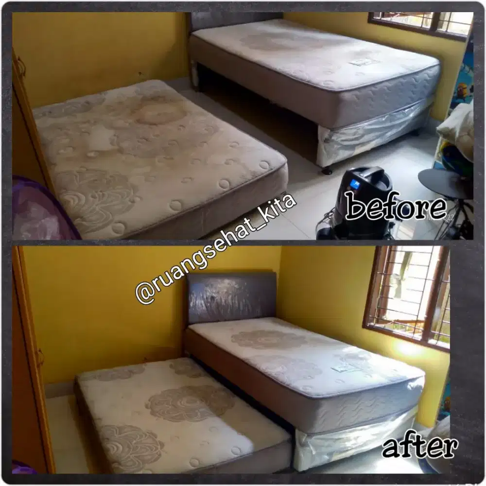 Jasa cuci dan vacuum sofa,tempat tidur dll
