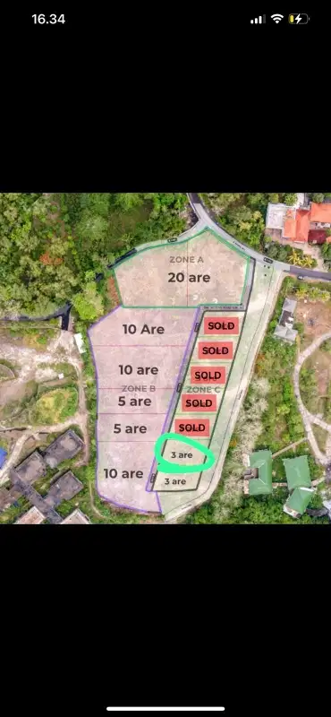 Jual tanah pecahan kecil untuk villa  Pecatu dekat dengan savaya