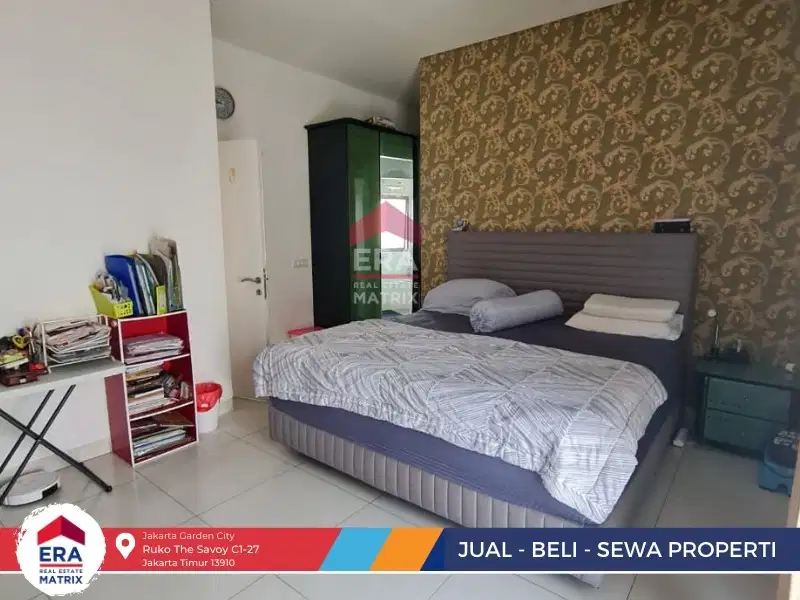 SEWA Rumah Modern Semi Furnished Cluster Zebrina Jakarta Garden City