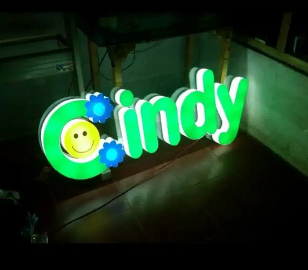 Huruf Timbul//Papan Nama//Neon Box//Reklame//Akrilik//Murah