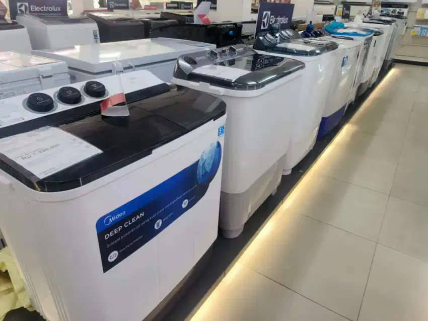 Kredit mesin cuci 1 dan 2 tabung cuma ktp aja