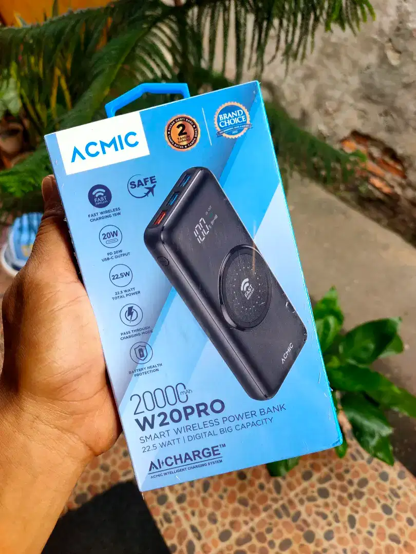 Powerbank acmic w20pro 20.000 mah