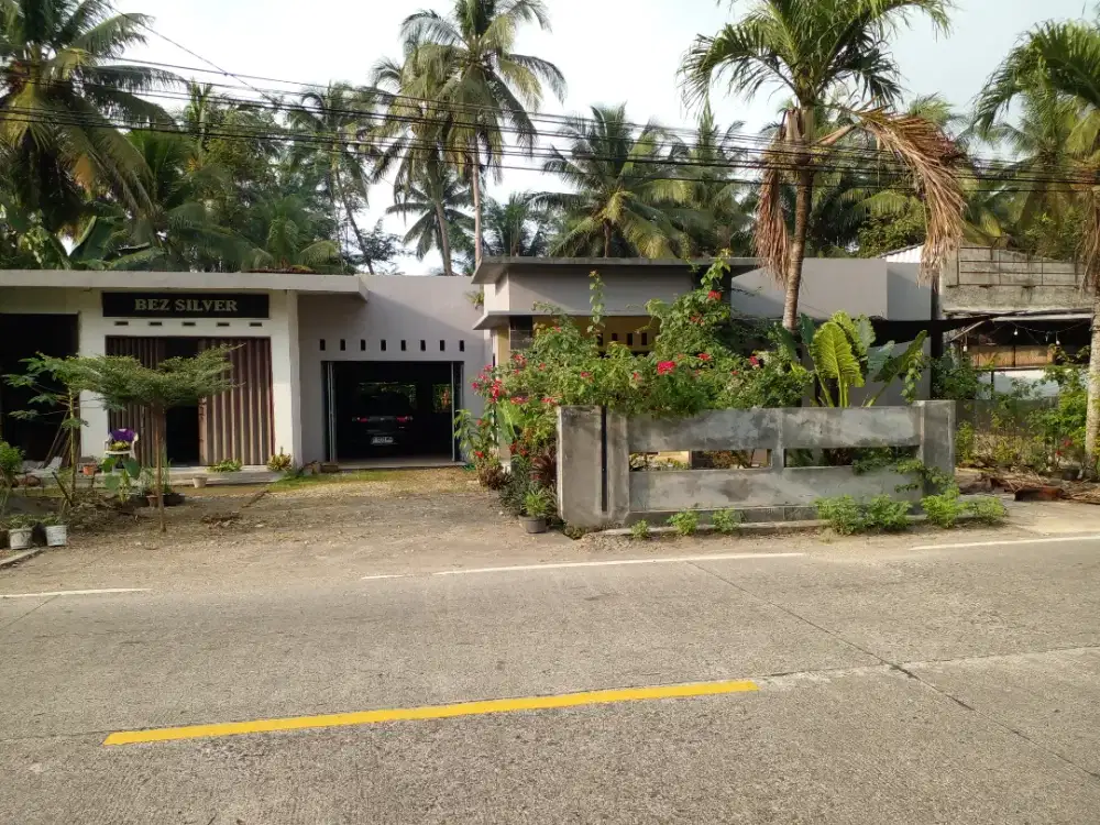 Dijual Tanah dan Bangunan di Pinggir Jalan Raya Nasional Pangandaran