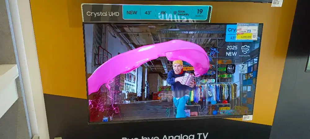 (Promo) Samsung 4K Smart TV 43 Inch Baru (Kredit Tanpa DP)