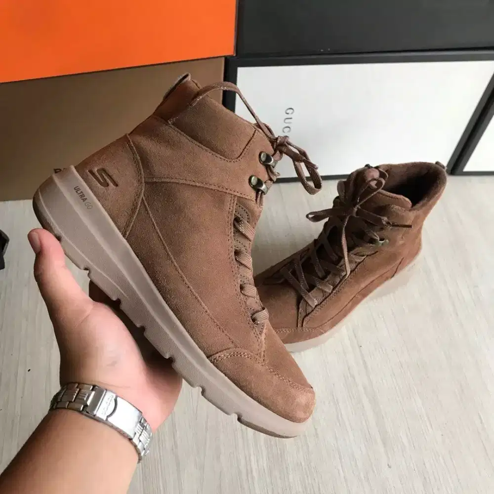 Skechers Ultra Go work sepatu pria boots 39