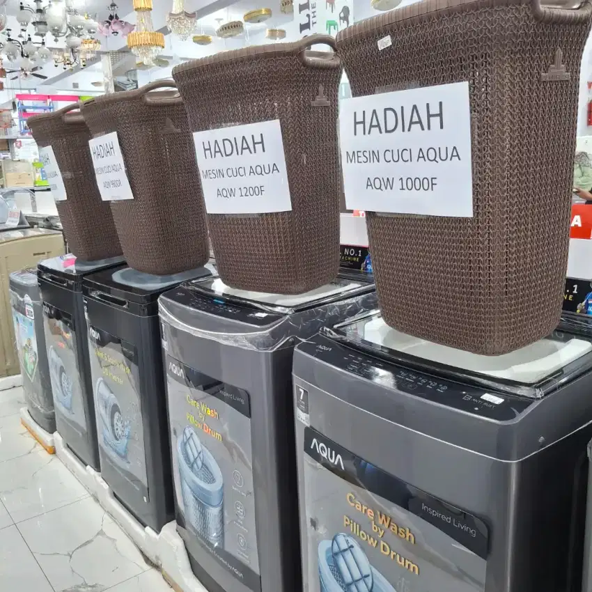 Mesin Cuci Aqua kapasitas 10,5 KG