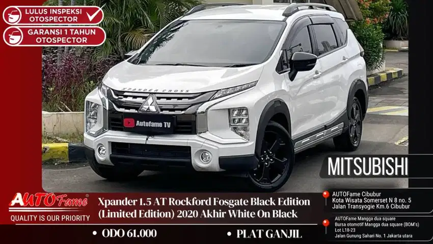 Mitsubishi Xpander 1.5 AT Rockford Fosgate Black Edition NIK 2020