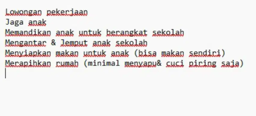 Lowongan Pengasuh Anak