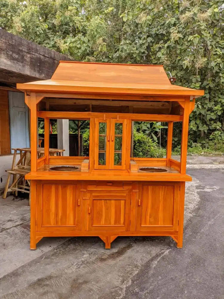 Gerobak mie ayam bakso, gerobak angkringan, gerobak nasi goreng, dll