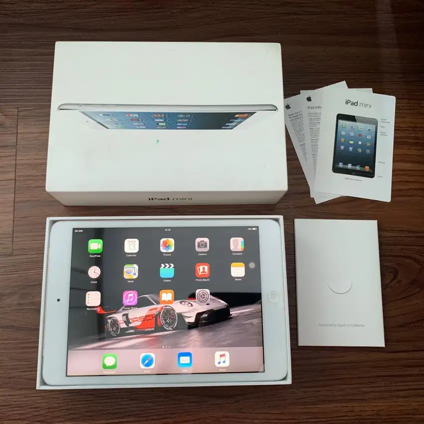 iPad Mini WiFi + Cellular - Mulus, iCloud Aman, Bonus