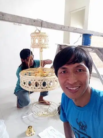 jasa ahli pemasangan lampu hias gantung
