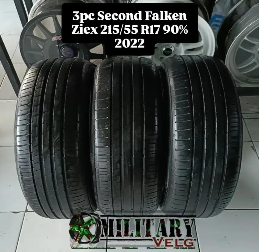 3pc Falken Ziex 215/55 R17 90% no tambalan