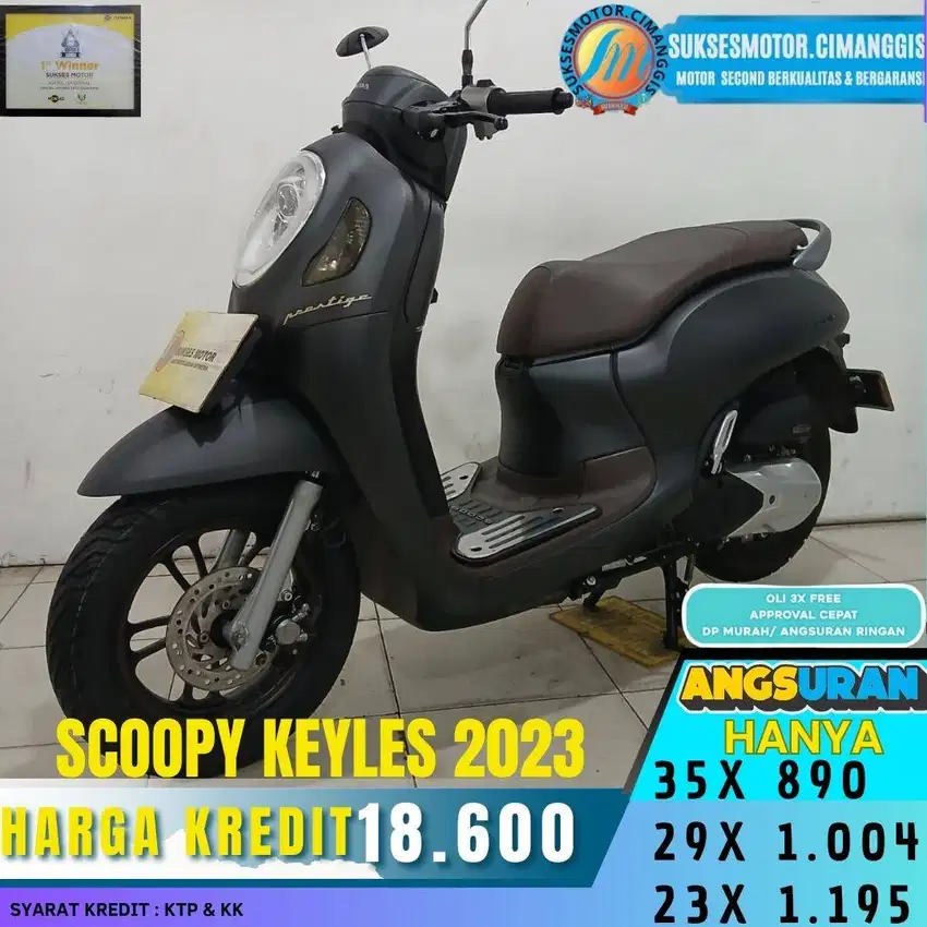 SCOOPY KEYLES MURAH BERGARANSI FREE OLI PROMO UNIT LAINYA KLIK PROFIL