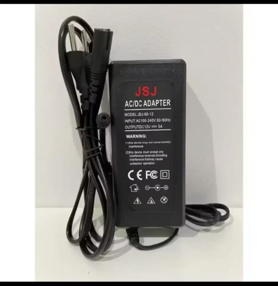 Adaptor 12v 5A / Adaptor DC 12 volt 5 ampere murah PowerPoint suply