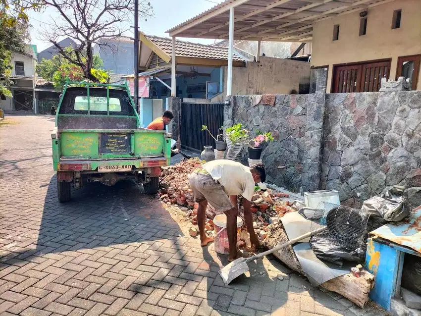 jasa ambil sampah sisa bangunan dan puing puing bangunan
