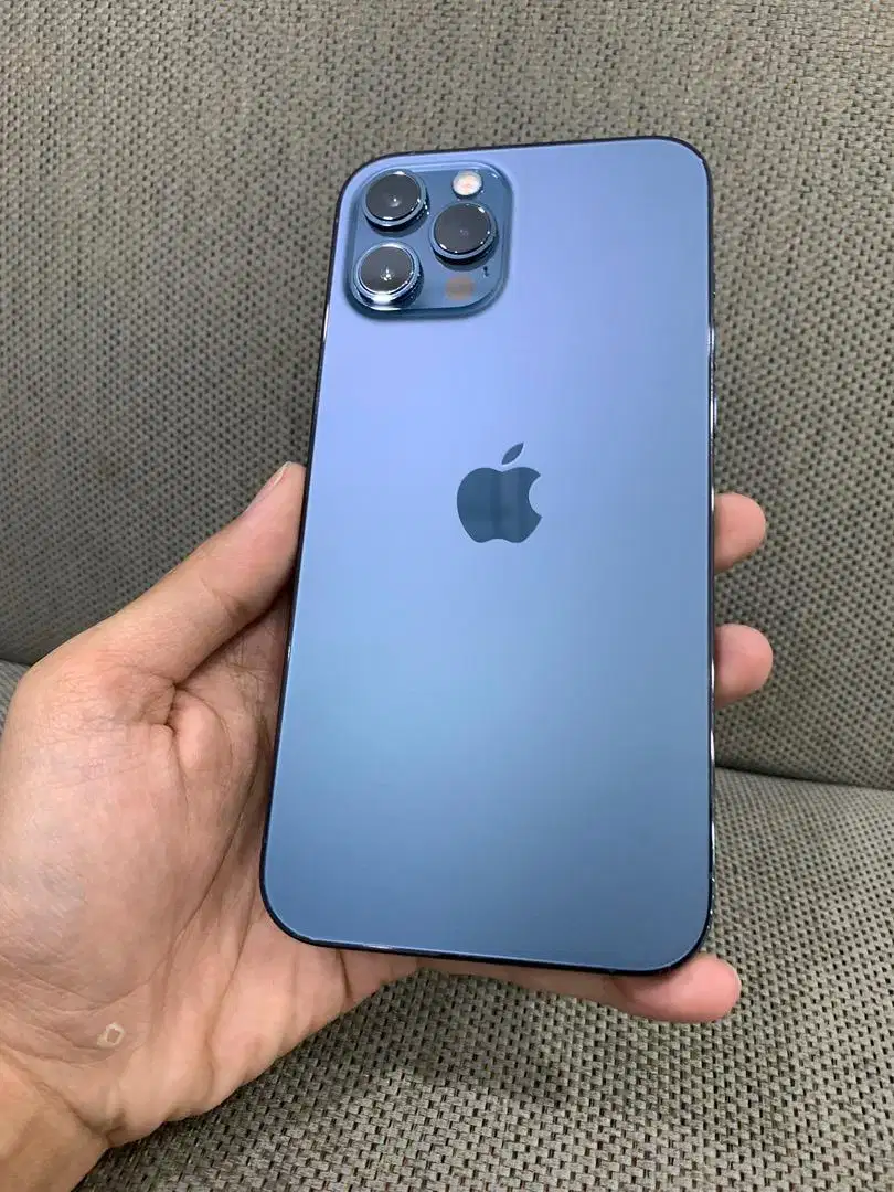 Apple iphone 12 Pro Max 256Gb Pacific Blue Resmi