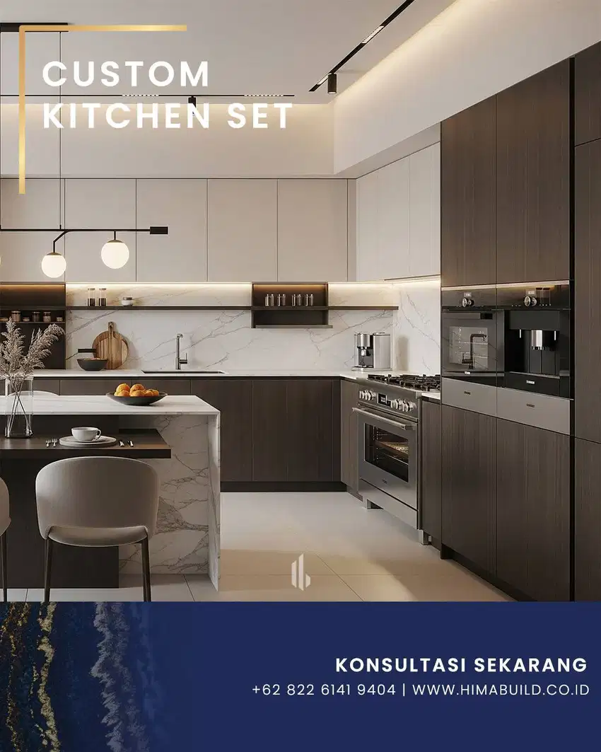 Jasa Kitchenset Custom Premium Bandung