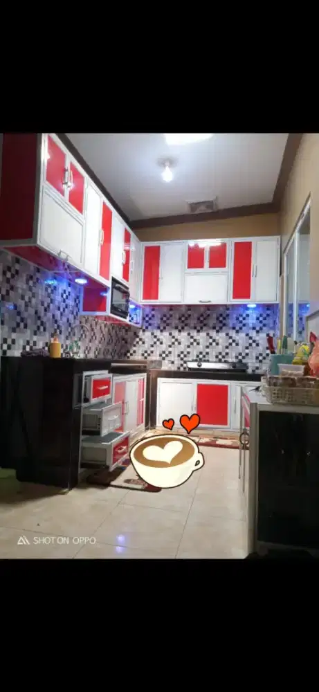Kitchenset almunium acp,anti rayap tahan air/ jab
