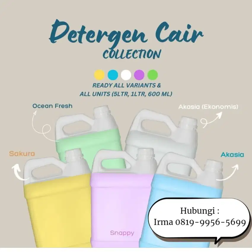 Detergen cair untuk cuci baju