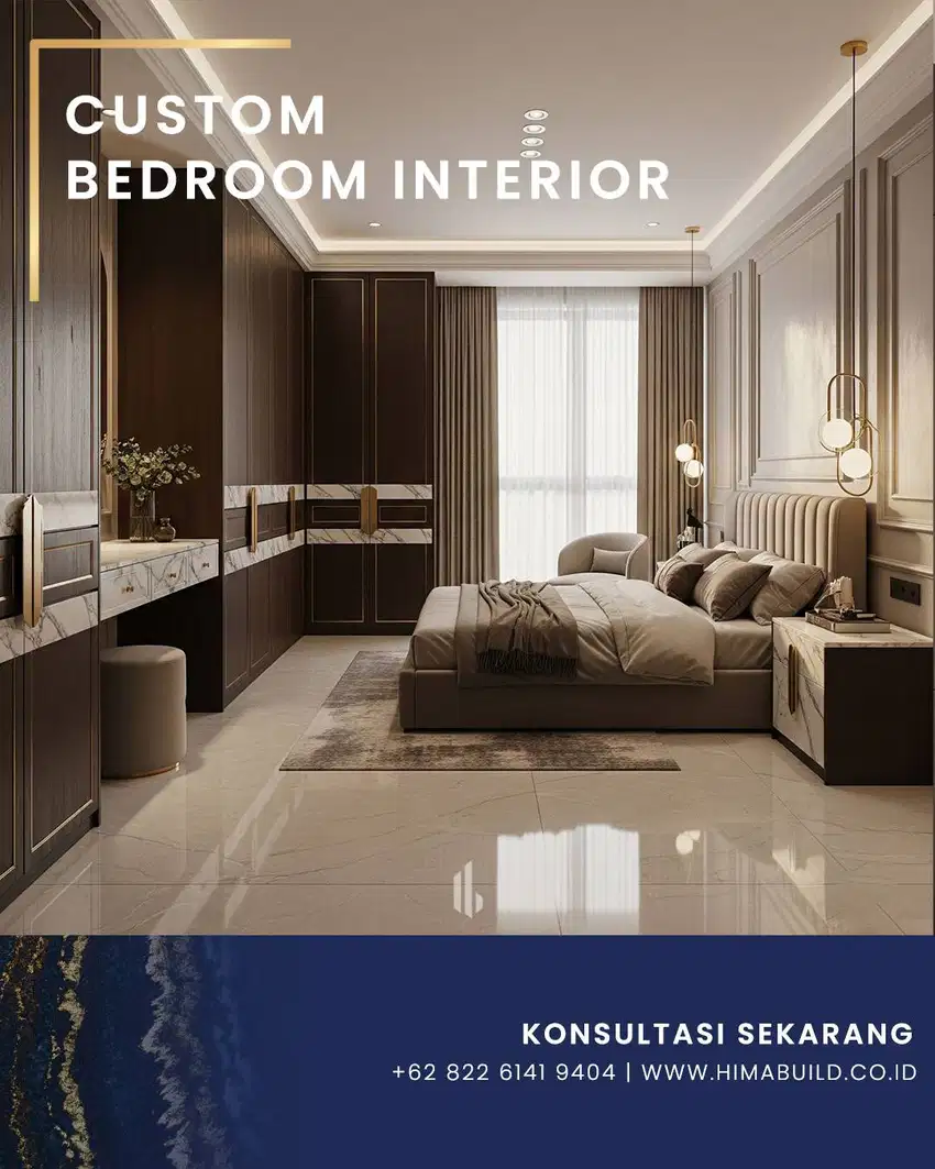 Jasa Custom Interior Kamar Premium Bandung