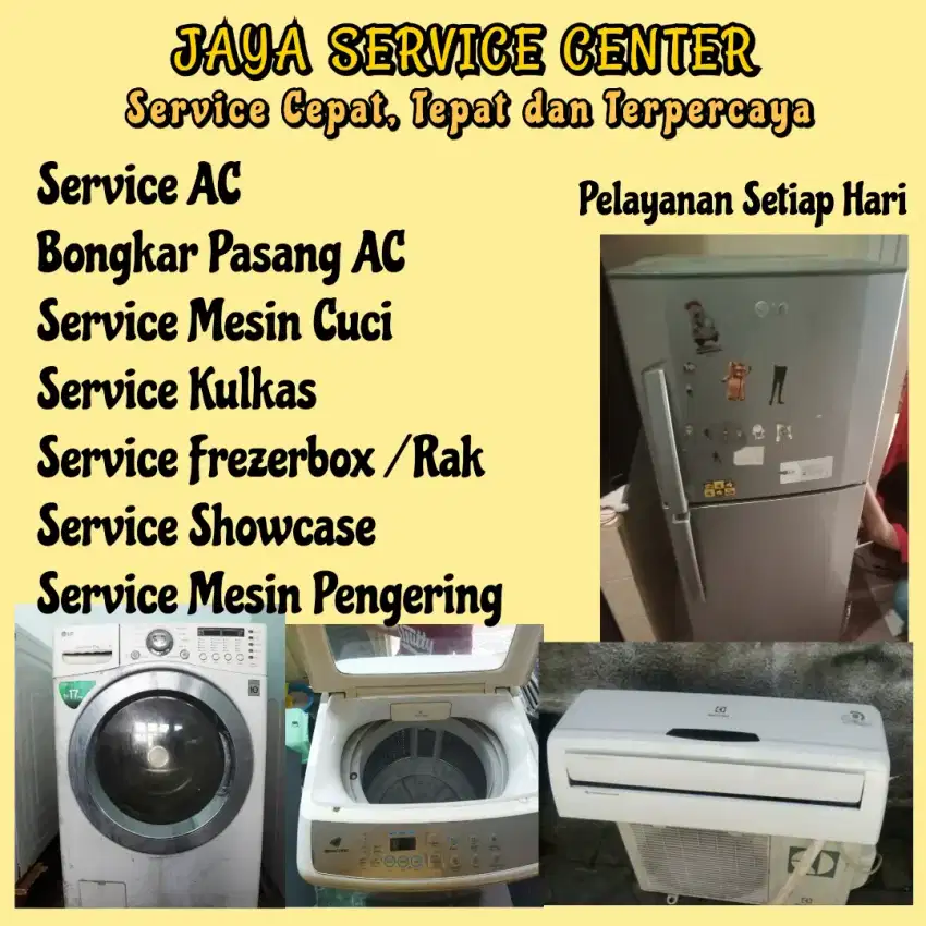 Service Mesin Cuci Kulkas Frezer Servis Bongkar Pasang AC Tambaksari