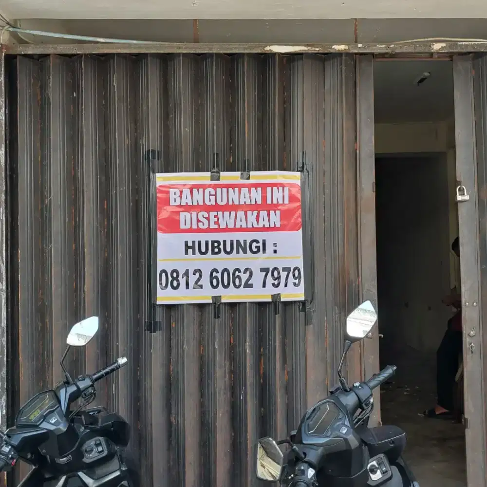 RUKO DISEWAKAN DERETAN TUKANG JAHIT (TAILOR)