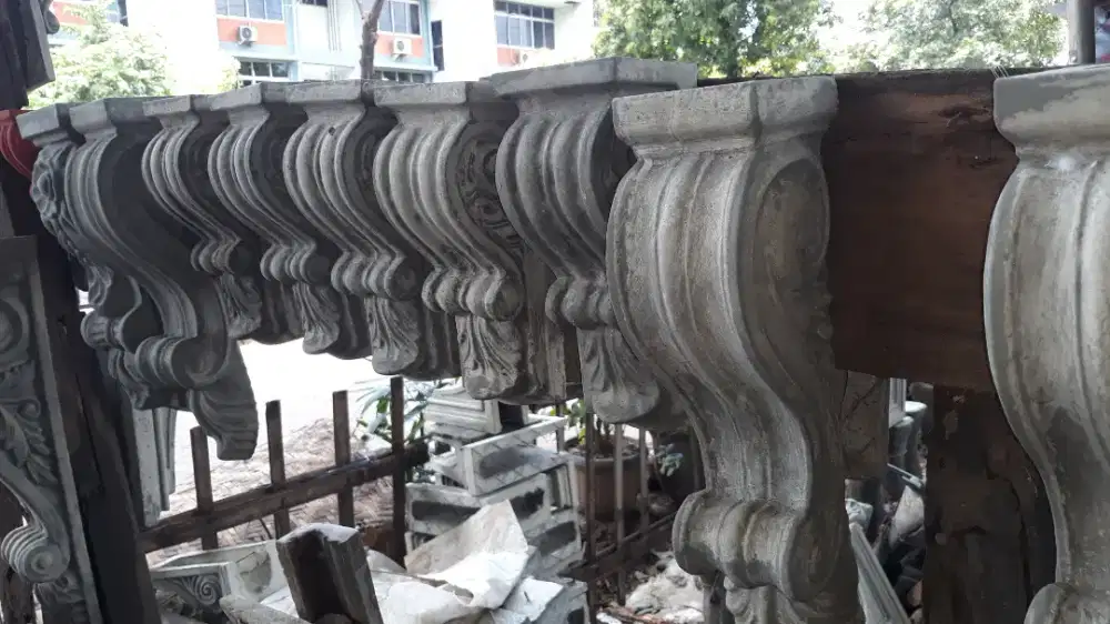 Konsol beton, siku beton, cornis