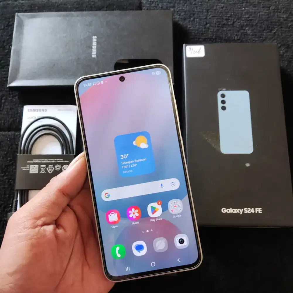 Samsung S24 FE 5G Sein Ram 8 Internal 256 Mulus Fullset Ori