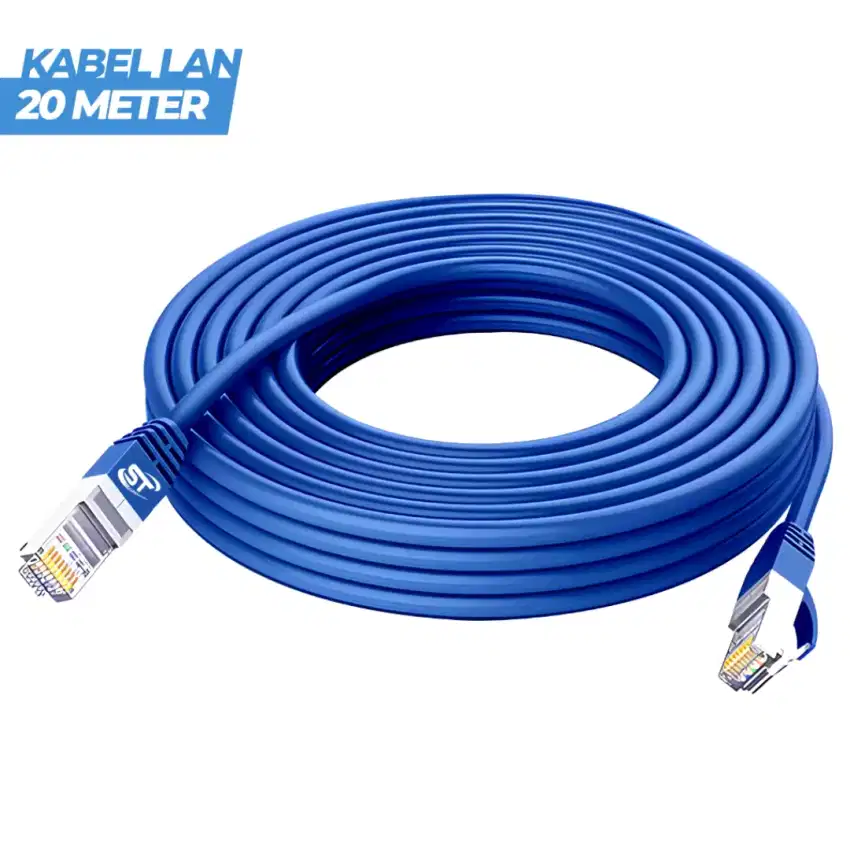 Kabel Lan FTP CAT5 Kabel UTP 20 Meter Pabrikan High Quality
